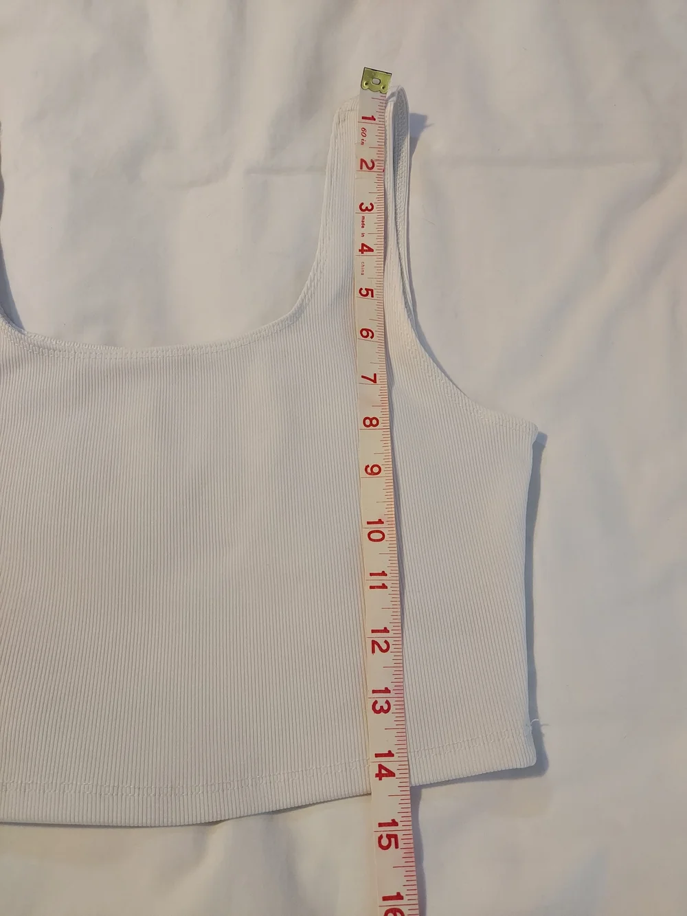 FP Movement Happiness Runs Square Neck Crop Tank - White - Picture 6 of 9